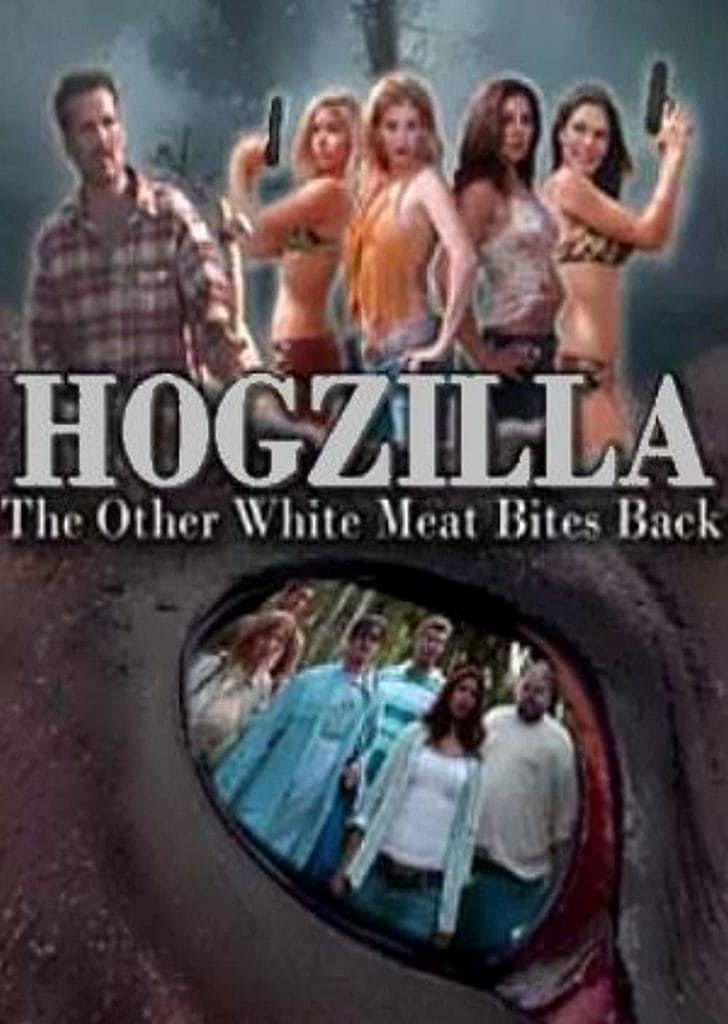 Hogzilla 3 The poster for hogzilla the other white meat bites back featuring Joe Bob Briggs.